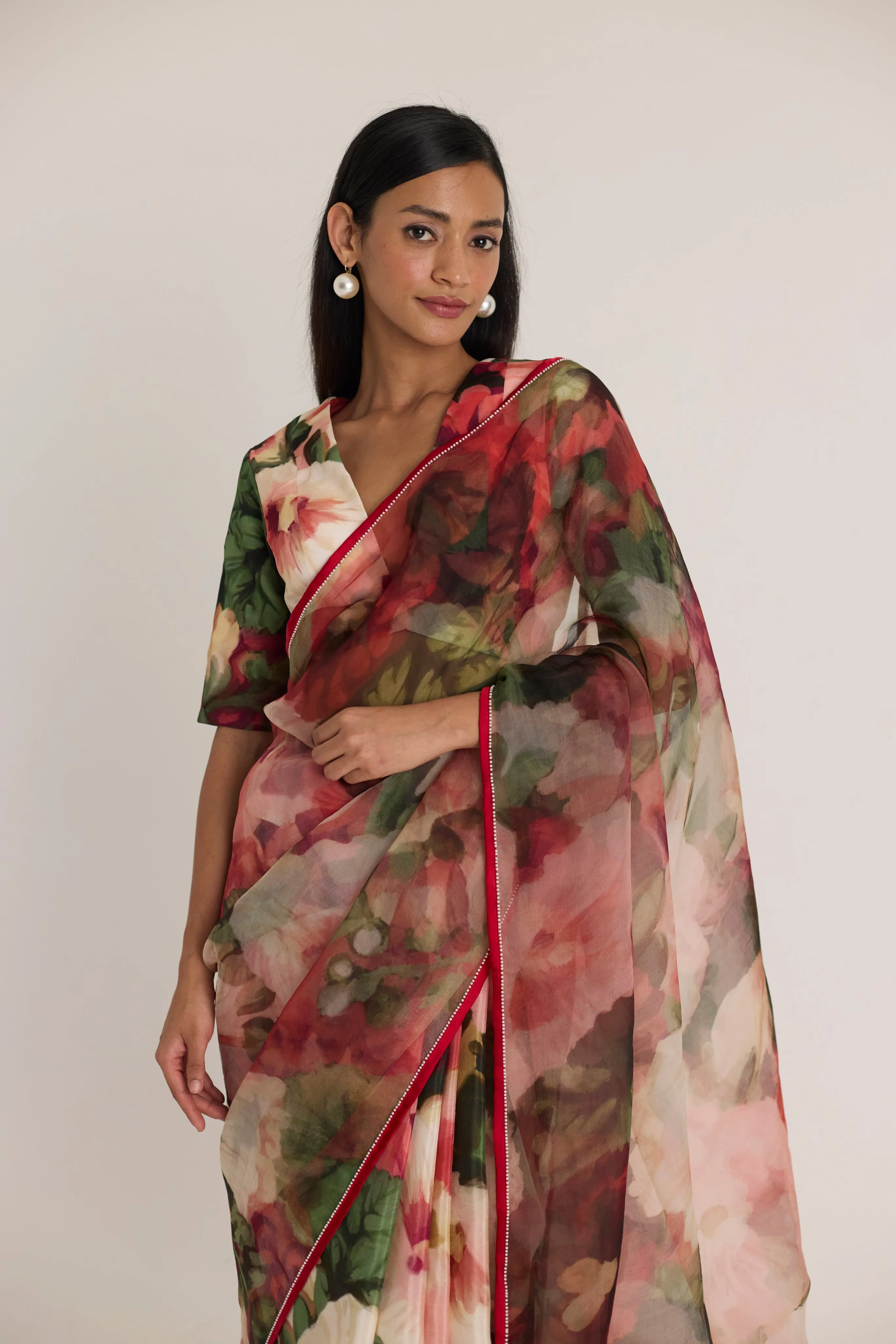 Scarlett Silk Organza Saree