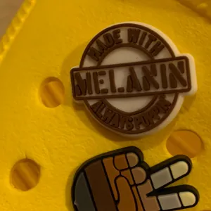 SHOE CHARMS - BROWN MADE WITH MELANIN
