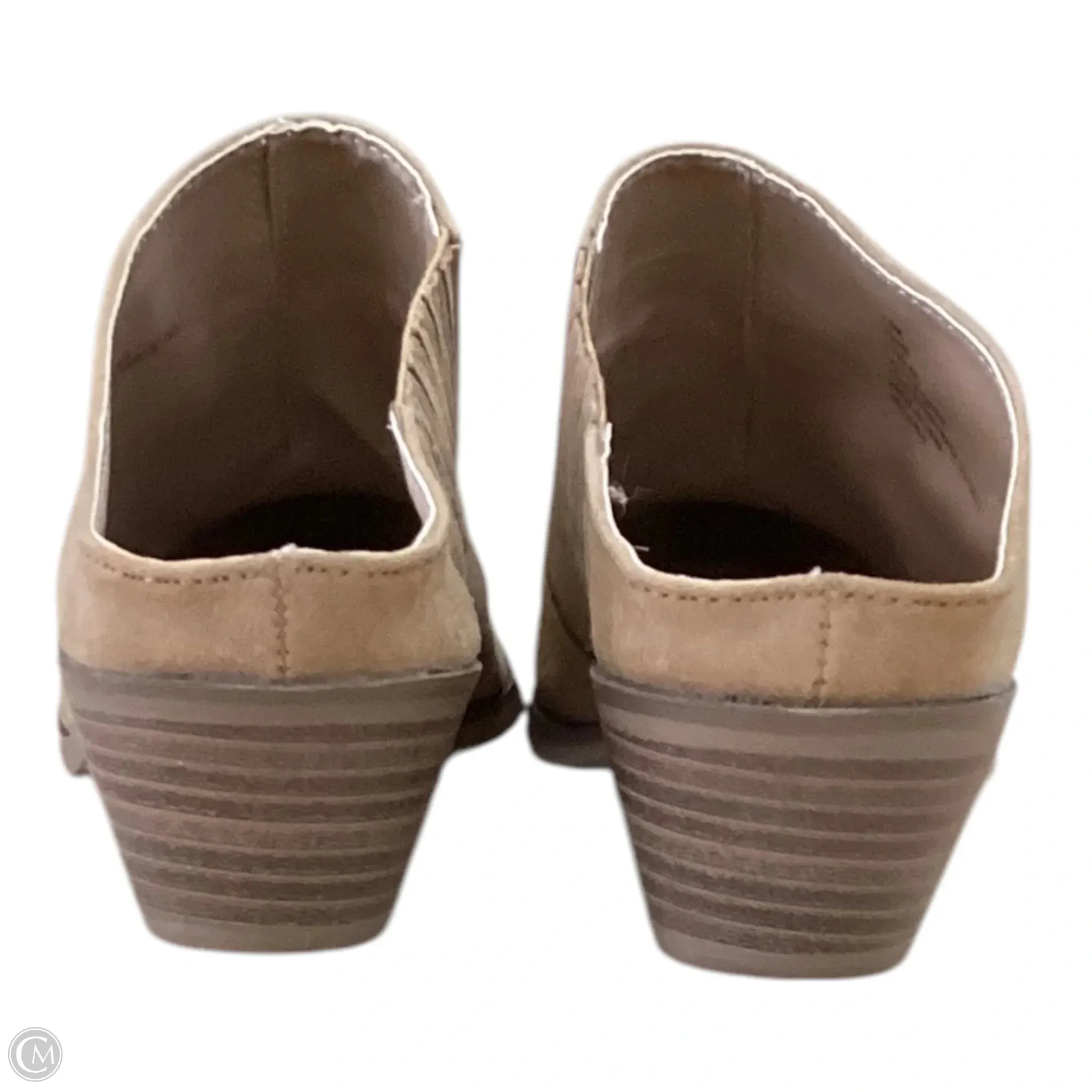 Shoes Heels Block By Esprit In Tan, Size: 7.5