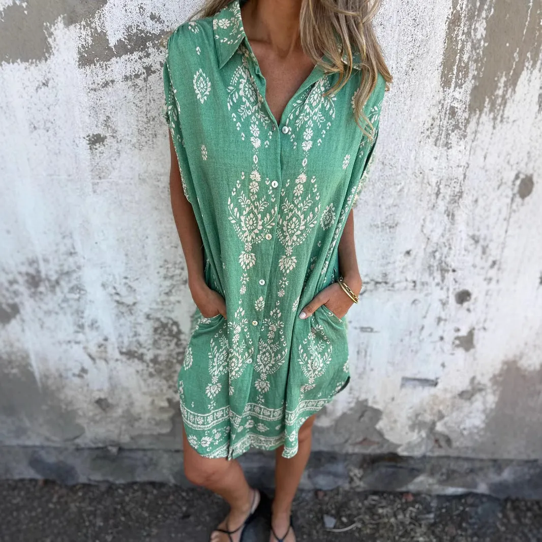 Silke™ | Casual Loose-Fit Dress with Short Sleeves