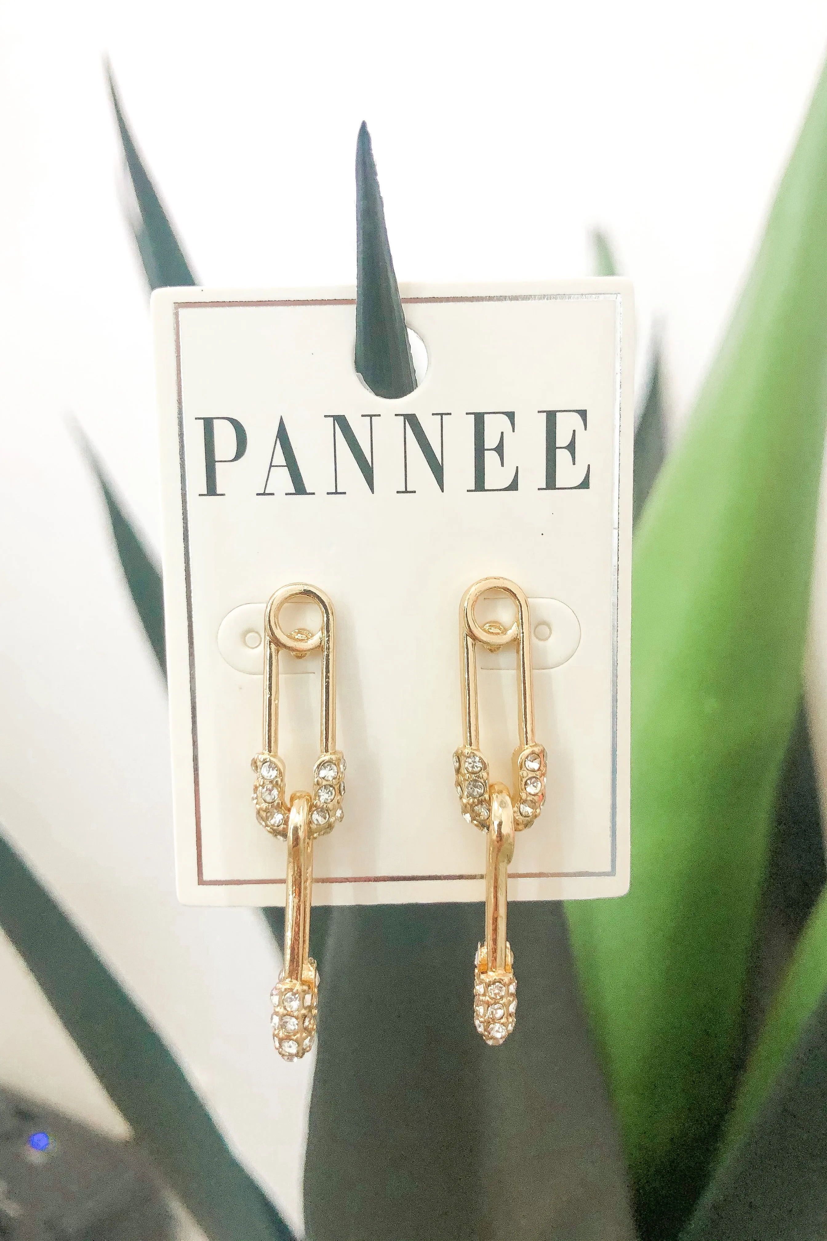 Simply Safety Pin Earrings