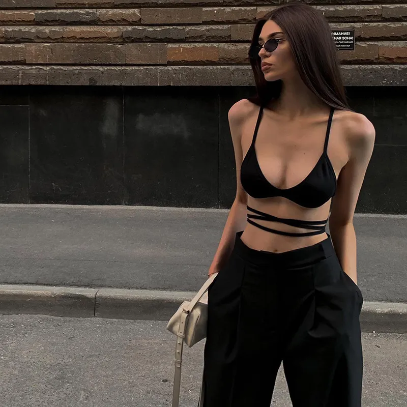 Sizzling Straps Wrap Bralette