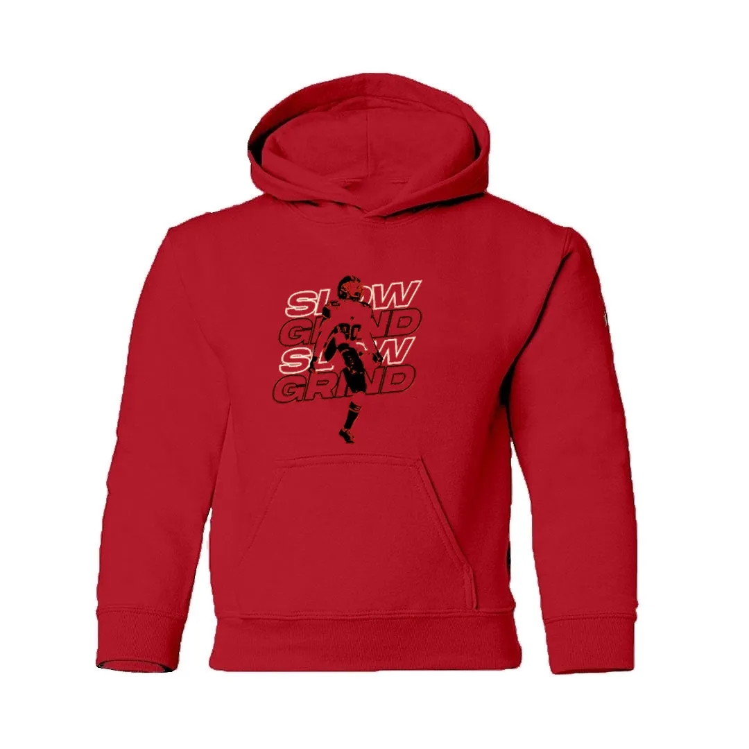Slow Grind Bold Letter Kid Hoodie