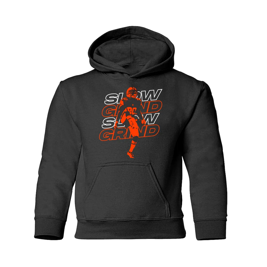 Slow Grind Bold Letter Kid Hoodie