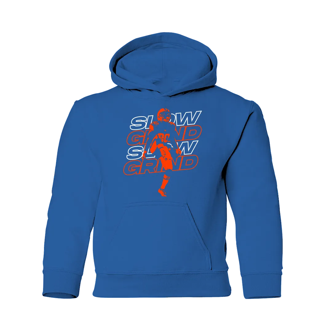 Slow Grind Bold Letter Kid Hoodie