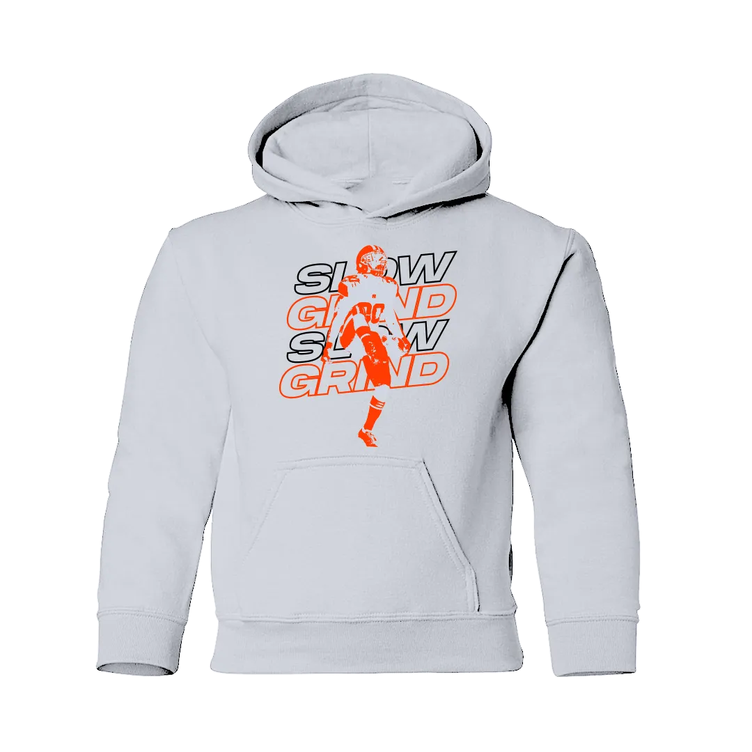 Slow Grind Bold Letter Kid Hoodie
