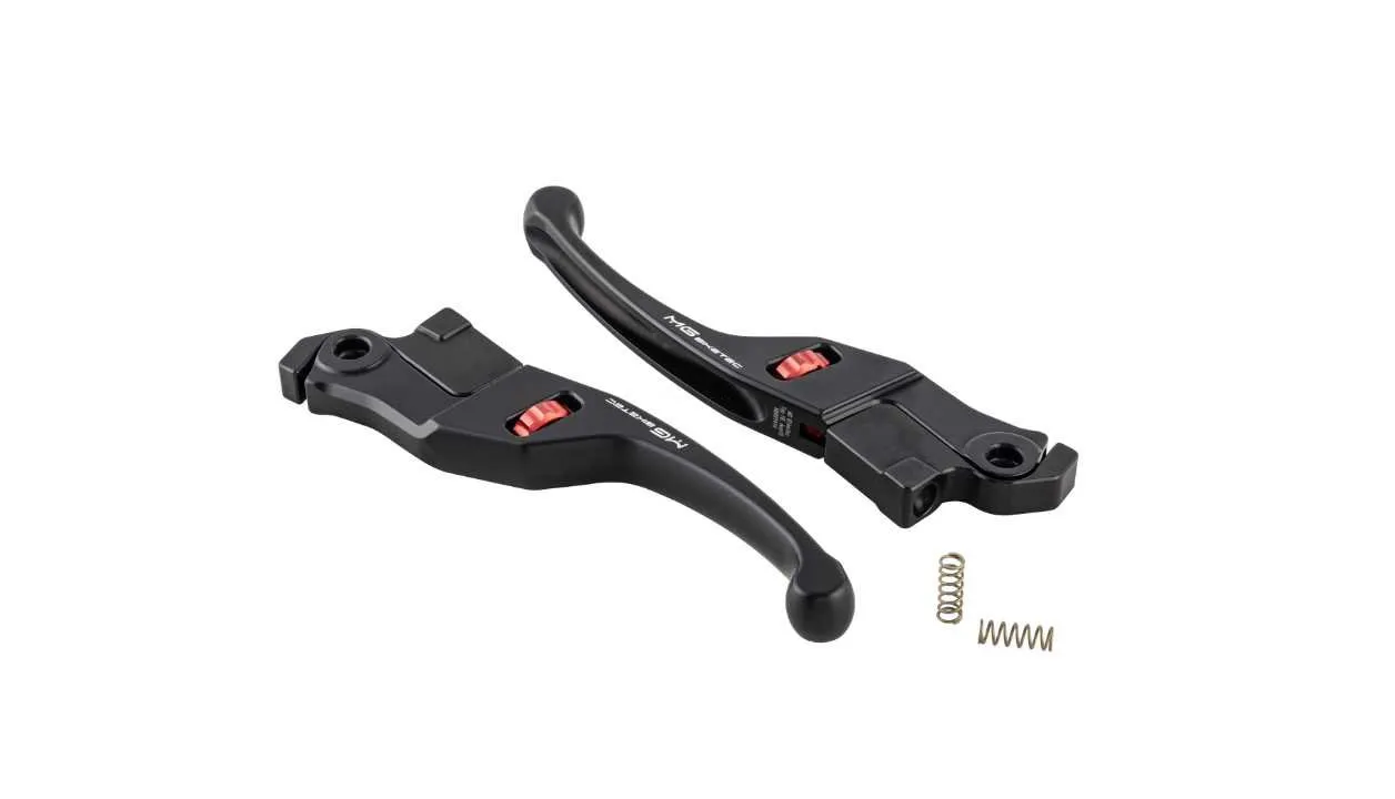 Sport Lever Set MG Biketec Black | Vespa GTS/GTS Super 125/300cc (`23-)
