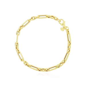 Square Link Paperclip Bracelet