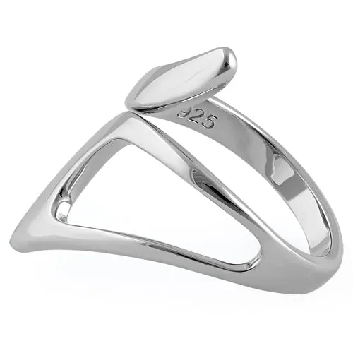 Sterling Silver Bold Unique Shapes Ring
