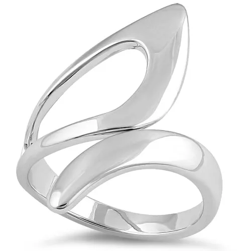 Sterling Silver Bold Unique Shapes Ring