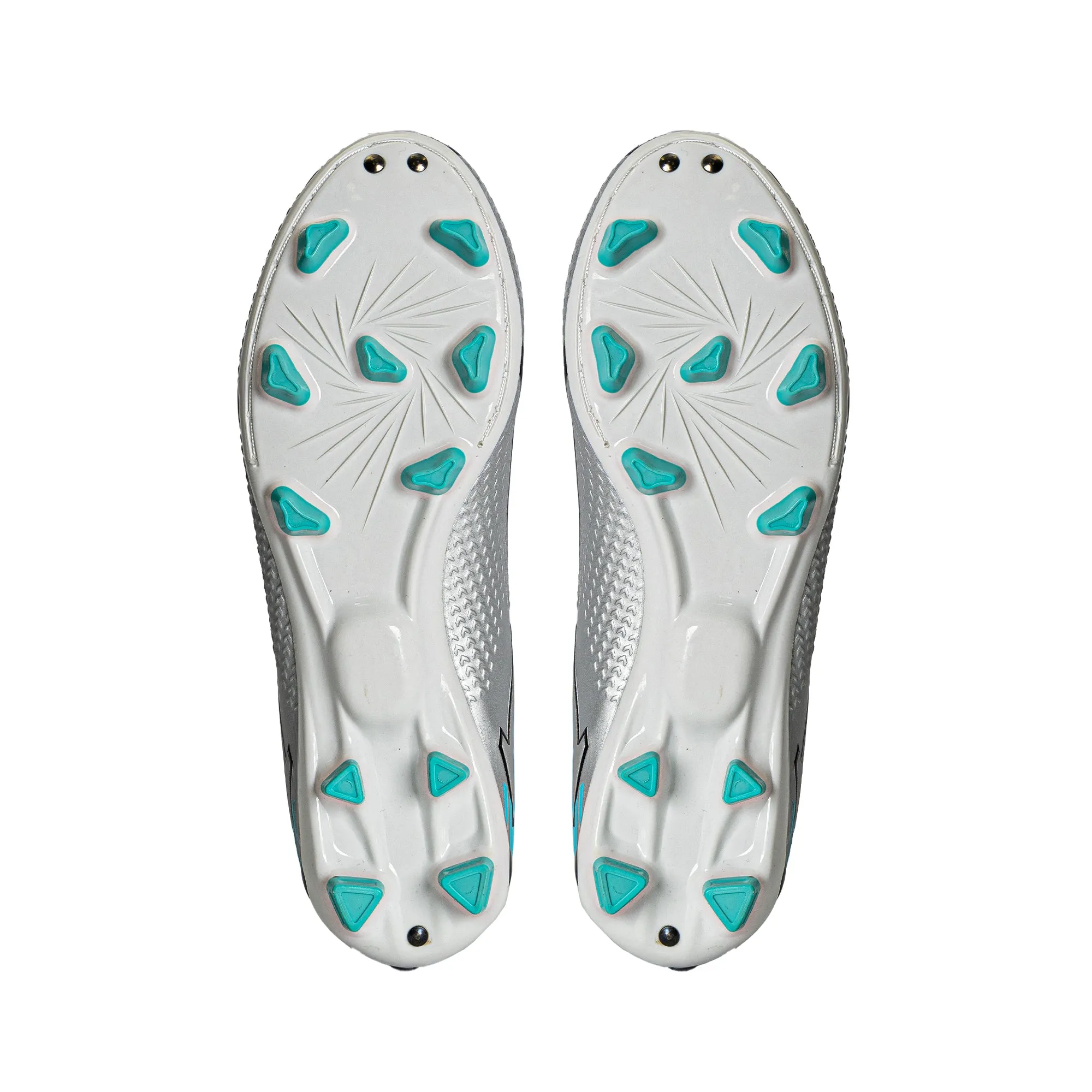 Strike Kid's Football Boots -Silver/Blue