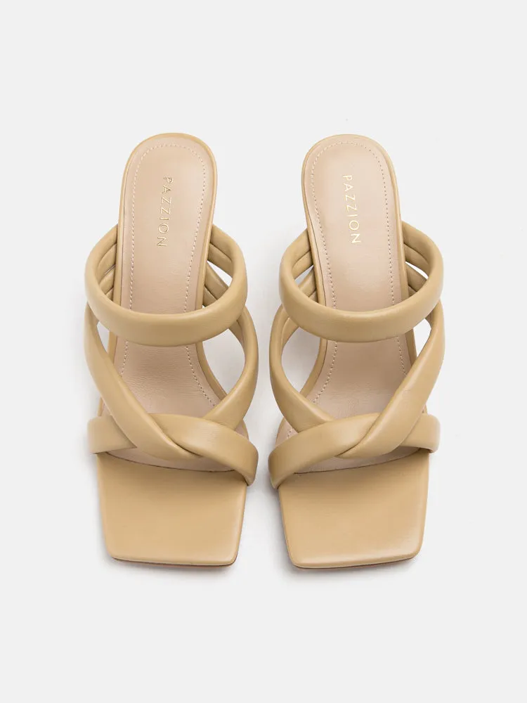 Taliha Cross Strappy Heels