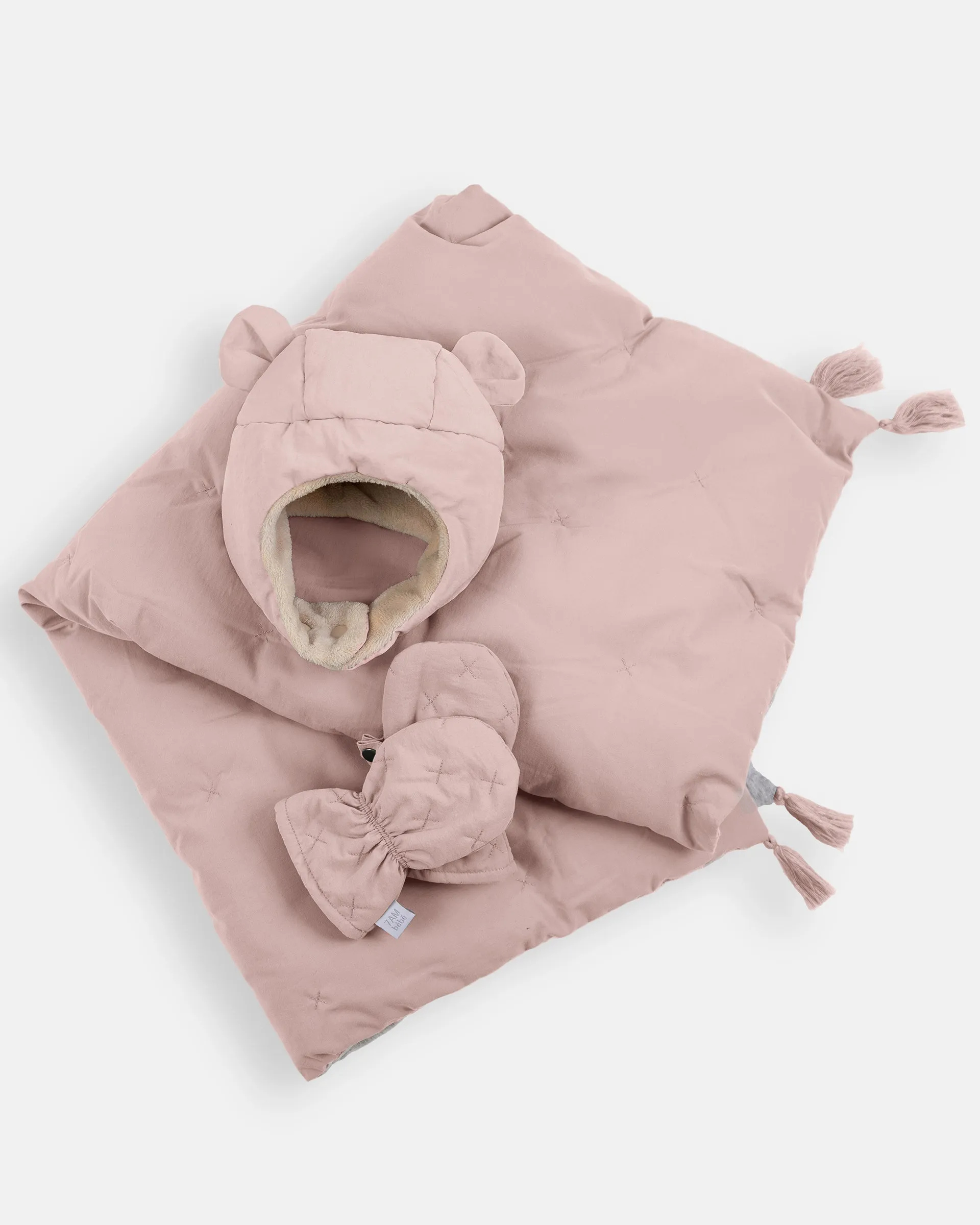 The Cub Set - Airy | Mitten, Hat & Blanket
