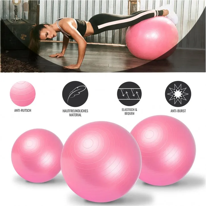 Træningsbold 75 cm - (PINK)