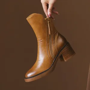 Velouré Ankle Boots