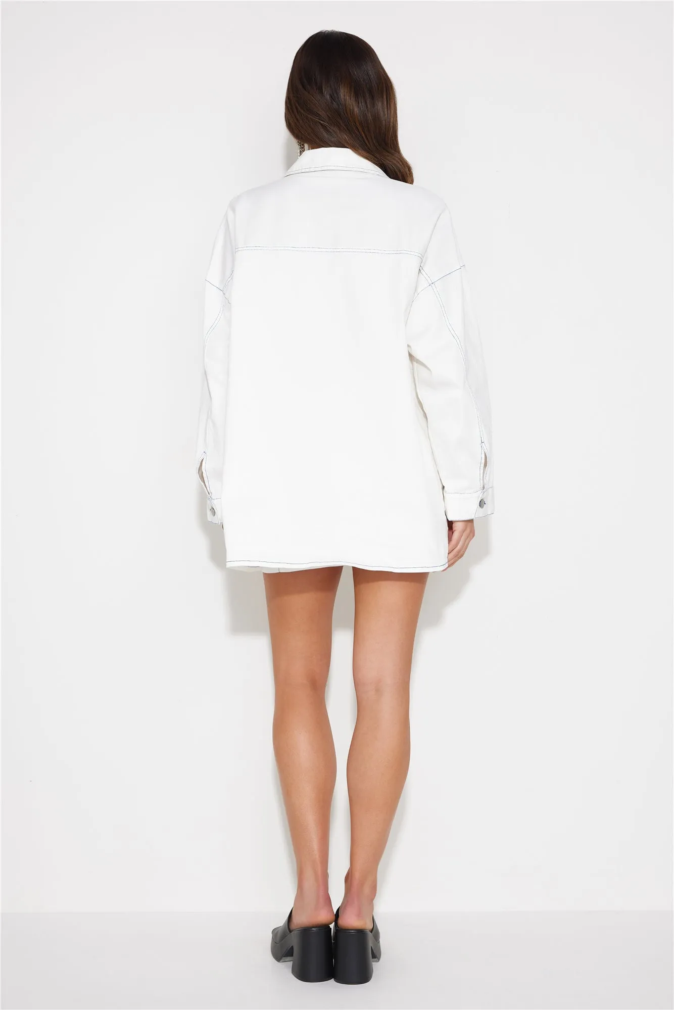 Walking Out Shirt Top White