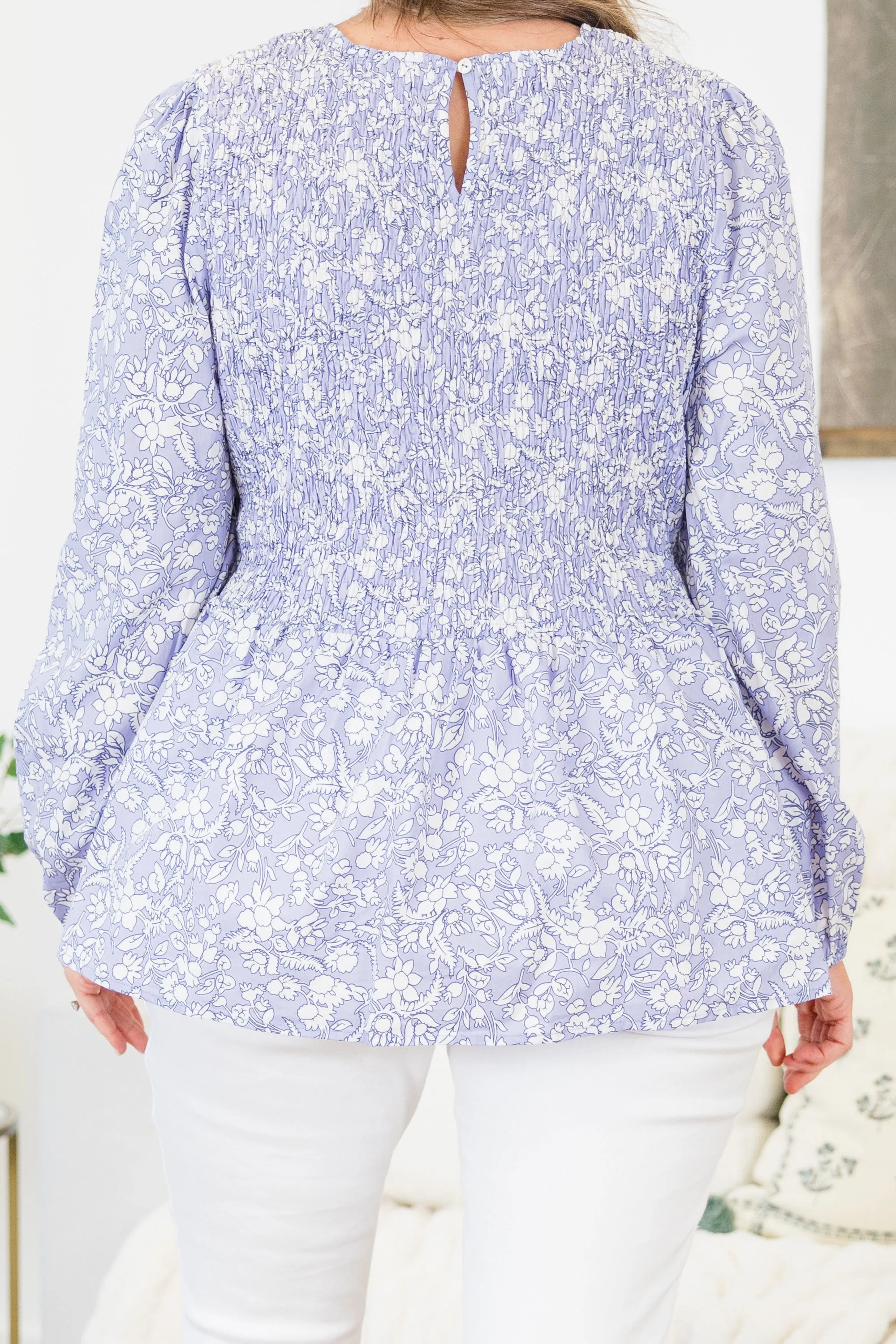 Wallflower Kisses Top, Purple