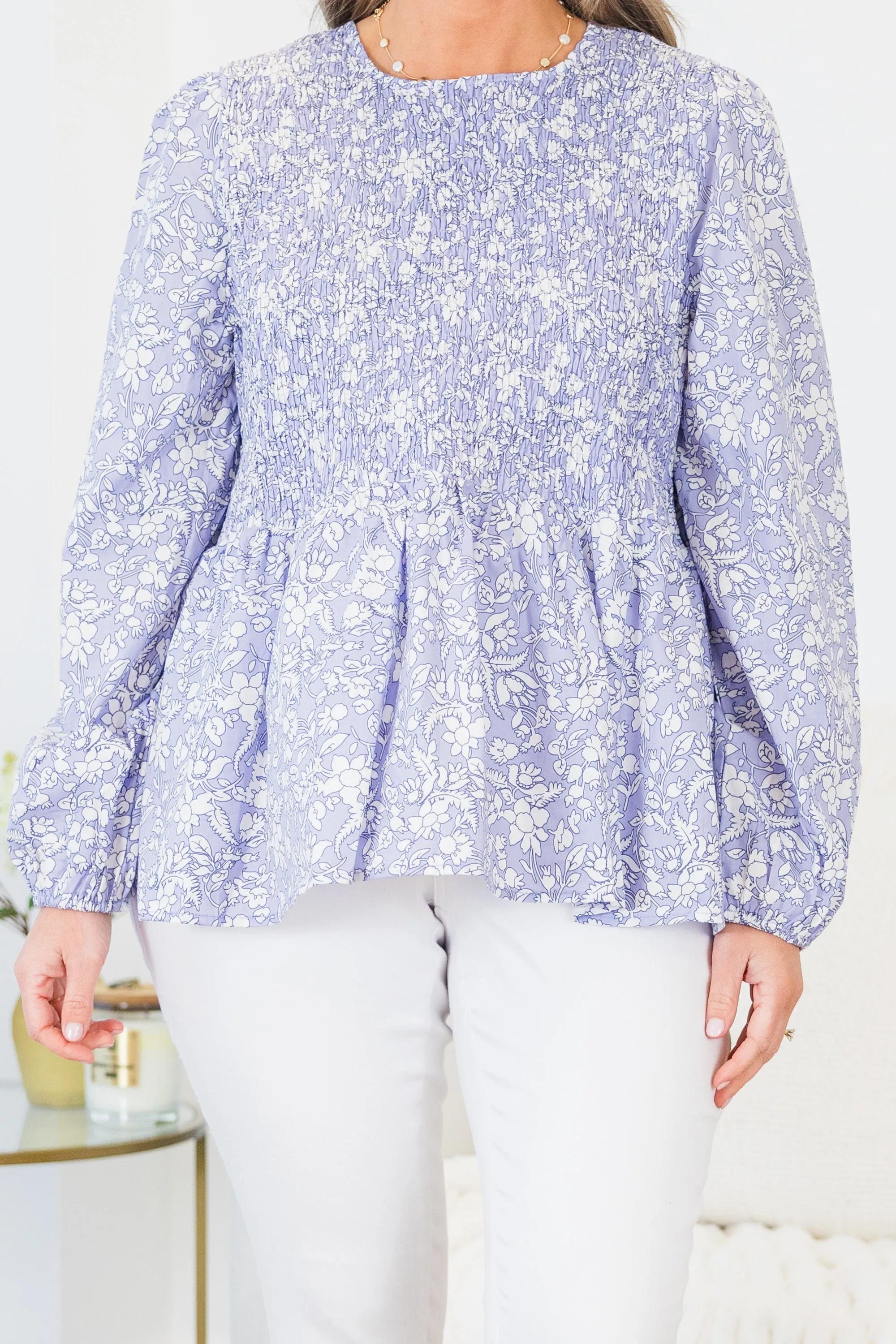 Wallflower Kisses Top, Purple
