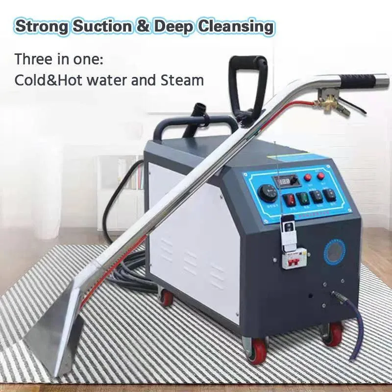 WCG Bule Color Sofa Steam Cleaner Vacuum Carpet Cleaning Machine