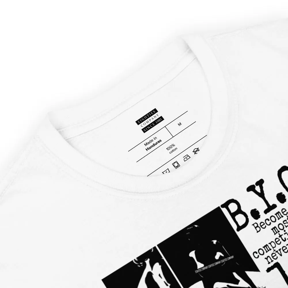 White & Black Bold Logo Tee