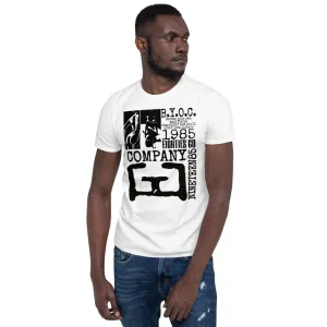 White & Black Bold Logo Tee