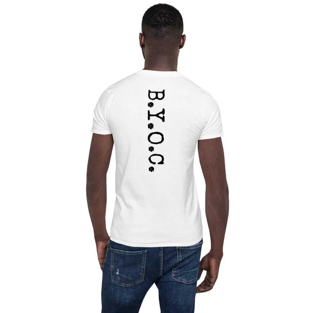 White & Black Bold Logo Tee