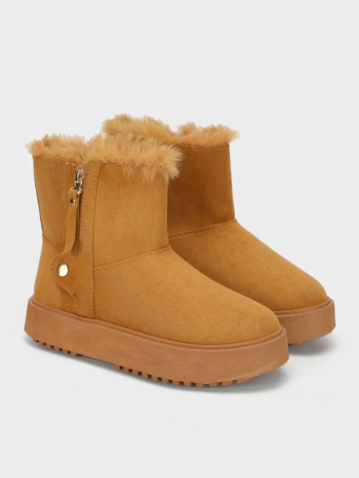 Womens "MIRCEA" Faux Fur Cozy Boots